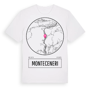Monteceneri t-shirt – ekologisk bomull t-shirt från Pinshirt