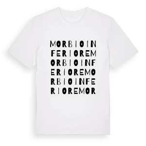Morbio Inferiore ordlek t-shirt – ekologisk bomull t-shirt från Pinshirt