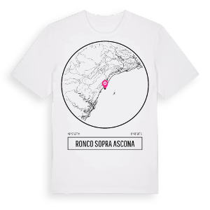 Ronco sopra Ascona t-shirt – ekologisk bomull t-shirt från Pinshirt