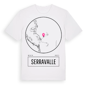 Serravalle t-shirt – ekologisk bomull t-shirt från Pinshirt