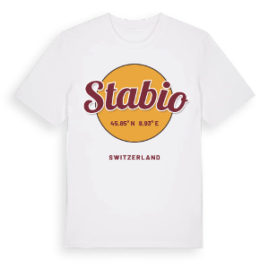 Stabio cirkel t-shirt – ekologisk bomull t-shirt från Pinshirt