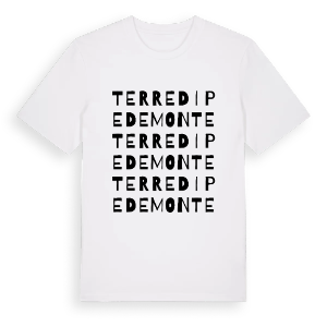 Terre di Pedemonte ordlek t-shirt – ekologisk bomull t-shirt från Pinshirt