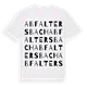 Abfaltersbach ordlek t-shirt