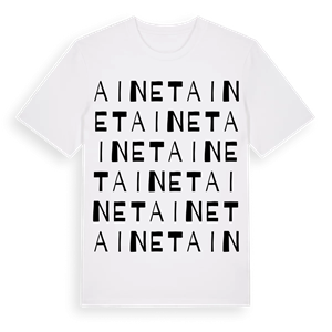 Ainet ordlek t-shirt – ekologisk bomull t-shirt från Pinshirt