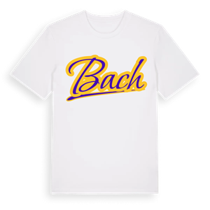 Bach baseball t-shirt – ekologisk bomull t-shirt från Pinshirt