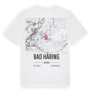 Bad Häring karta t-shirt – ekologisk bomull t-shirt från Pinshirt