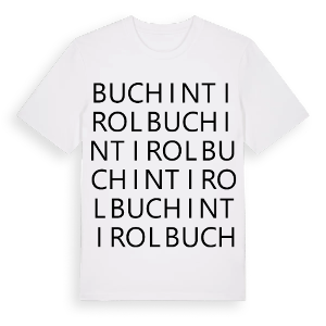 Buch in Tirol ordlek t-shirt – ekologisk bomull t-shirt från Pinshirt