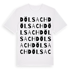 Dölsach ordlek t-shirt – ekologisk bomull t-shirt från Pinshirt