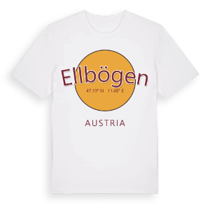 Ellbögen cirkel t-shirt – ekologisk bomull t-shirt från Pinshirt