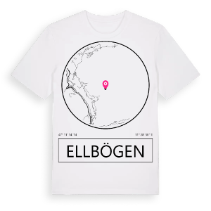 Ellbögen t-shirt – ekologisk bomull t-shirt från Pinshirt