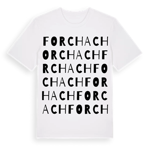 Forchach ordlek t-shirt – ekologisk bomull t-shirt från Pinshirt