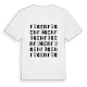 Fügen ordlek t-shirt