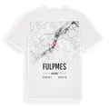Fulpmes karta t-shirt