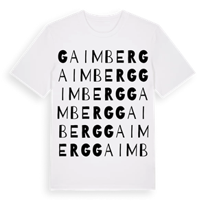 Gaimberg ordlek t-shirt – ekologisk bomull t-shirt från Pinshirt