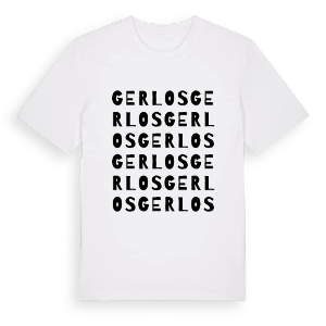 Gerlos ordlek t-shirt – ekologisk bomull t-shirt från Pinshirt