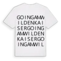 Going am Wilden Kaiser ordlek t-shirt