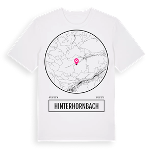 Hinterhornbach t-shirt – ekologisk bomull t-shirt från Pinshirt