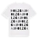 Holzgau ordlek t-shirt