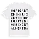 Hopfgarten im Brixental ordlek t-shirt