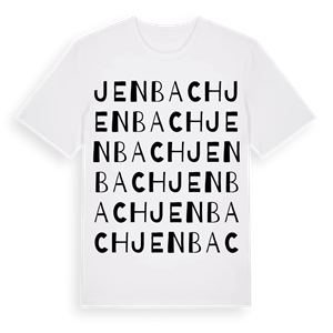 Jenbach ordlek t-shirt – ekologisk bomull t-shirt från Pinshirt