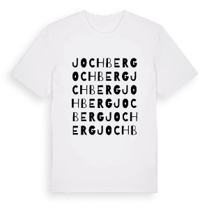 Jochberg ordlek t-shirt – ekologisk bomull t-shirt från Pinshirt