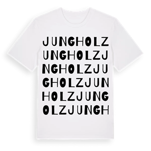 Jungholz ordlek t-shirt – ekologisk bomull t-shirt från Pinshirt