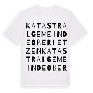 Katastralgemeinde Oberletzen ordlek t-shirt – ekologisk bomull t-shirt från Pinshirt