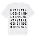 Katastralgemeinde Rinnen ordlek t-shirt