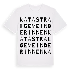 Katastralgemeinde Rinnen ordlek t-shirt – ekologisk bomull t-shirt från Pinshirt