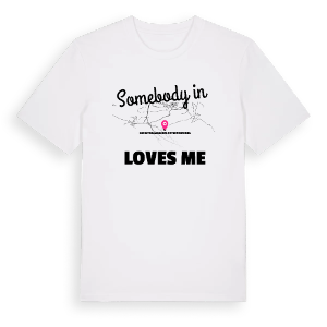 Någon i Katastralgemeinde Unterpinswang älskar mig t-shirt – ekologisk bomull t-shirt från Pinshirt