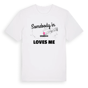 Någon i Kramsach älskar mig t-shirt – ekologisk bomull t-shirt från Pinshirt