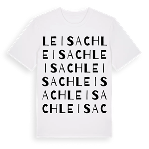 Leisach ordlek t-shirt – ekologisk bomull t-shirt från Pinshirt