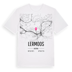 Lermoos karta t-shirt – ekologisk bomull t-shirt från Pinshirt