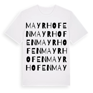 Mayrhofen ordlek t-shirt – ekologisk bomull t-shirt från Pinshirt
