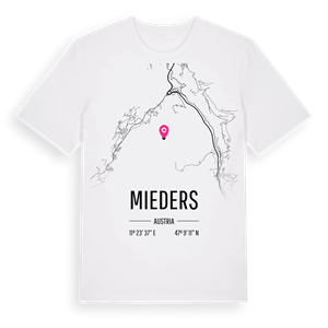 Mieders karta t-shirt – ekologisk bomull t-shirt från Pinshirt