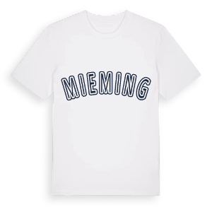 Mieming college t-shirt – ekologisk bomull t-shirt från Pinshirt