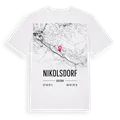 Nikolsdorf karta t-shirt
