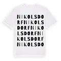 Nikolsdorf ordlek t-shirt