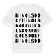 Nikolsdorf ordlek t-shirt