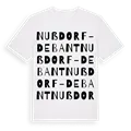 Nußdorf-Debant ordlek t-shirt