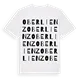 Oberlienz ordlek t-shirt