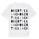 Obertilliach ordlek t-shirt