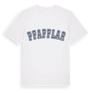 Pfafflar college t-shirt – ekologisk bomull t-shirt från Pinshirt