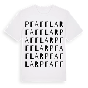 Pfafflar ordlek t-shirt – ekologisk bomull t-shirt från Pinshirt