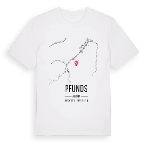 Pfunds karta t-shirt – ekologisk bomull t-shirt från Pinshirt