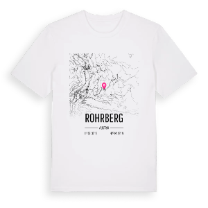 Rohrberg karta t-shirt – ekologisk bomull t-shirt från Pinshirt