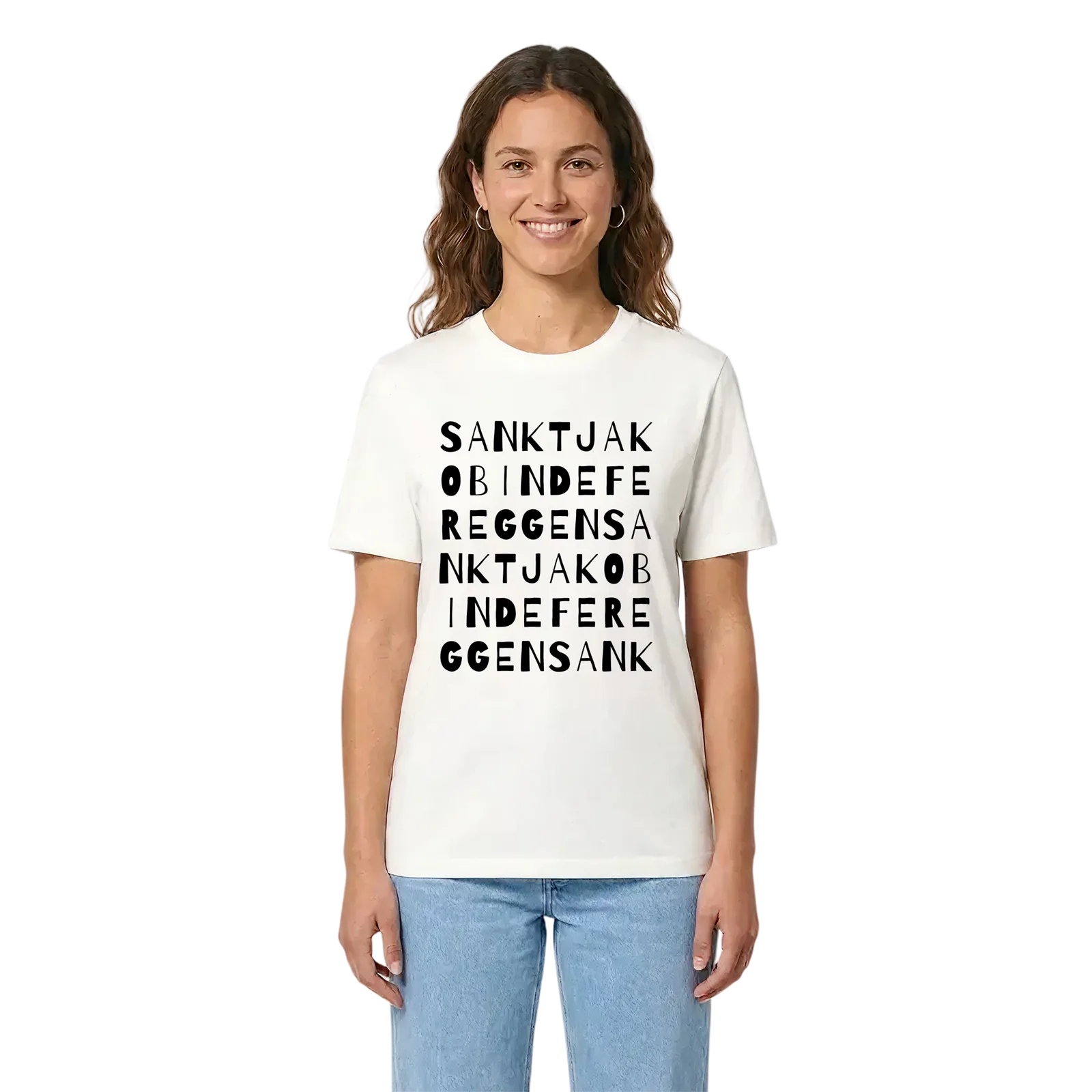 Sankt Jakob in Defereggen ordlek t-shirt – White, i miljö