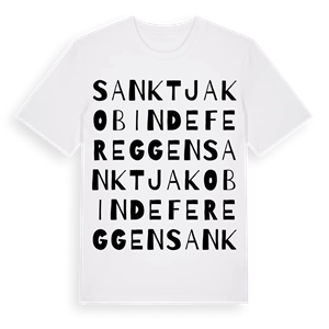Sankt Jakob in Defereggen ordlek t-shirt – ekologisk bomull t-shirt från Pinshirt