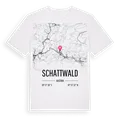 Schattwald karta t-shirt