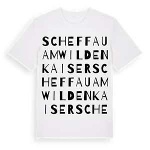Scheffau am Wilden Kaiser ordlek t-shirt – ekologisk bomull t-shirt från Pinshirt